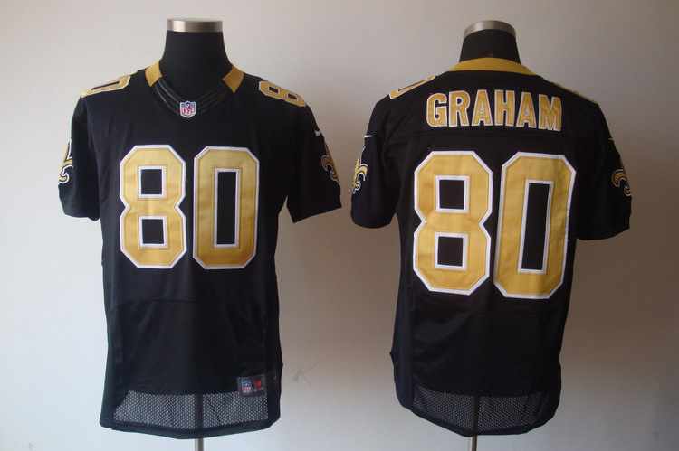 Nike Saints 80 Graham black elite Big Size Jersey