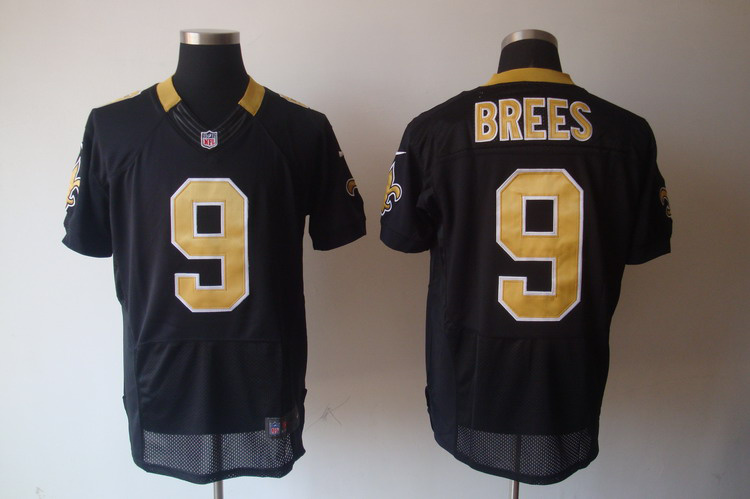 Nike Saints 9 Brees Black elite Big Size Jersey Nike Saints 9 Brees Black elite Big Size Jersey