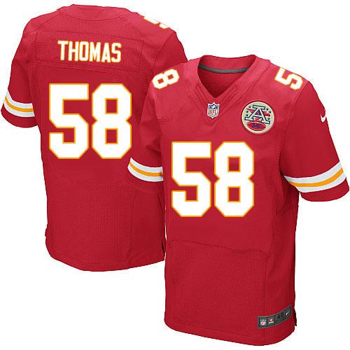 Nike Chiefs 58 Derrick Thomas Red Elite Jersey Nike Chiefs 58 Derrick Thomas Red Elite Jersey