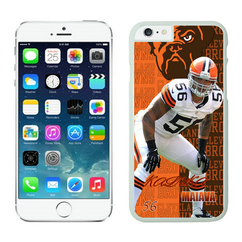 Cleveland Browns iPhone 6 Cases White17 - Click Image to Close