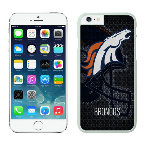 Denver Broncos iPhone 6 Cases White