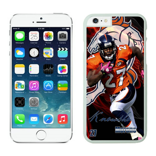 Denver Broncos iPhone 6 Cases White7
