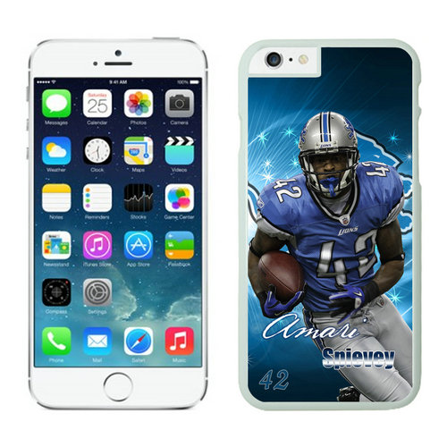 Detroit Lions iPhone 6 Cases White - Click Image to Close