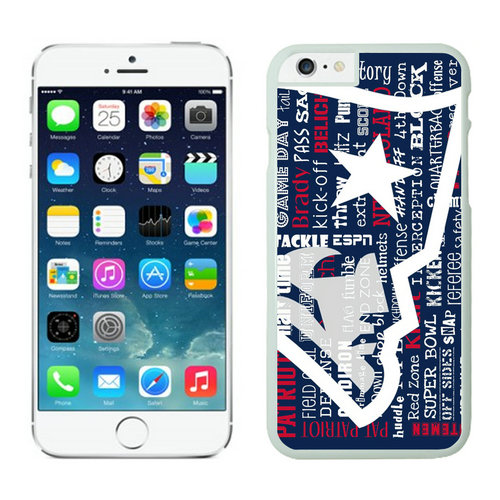 New England Patriots Iphone 6 Plus Cases White