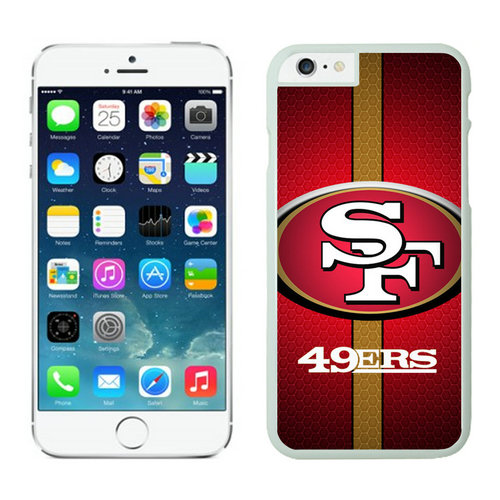 San Francisco 49ers iPhone 6 Cases White8 - Click Image to Close