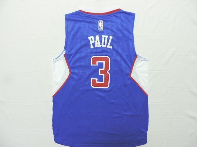 Clippers 3 Paul Blue New Revolution 30 Jersey - Click Image to Close