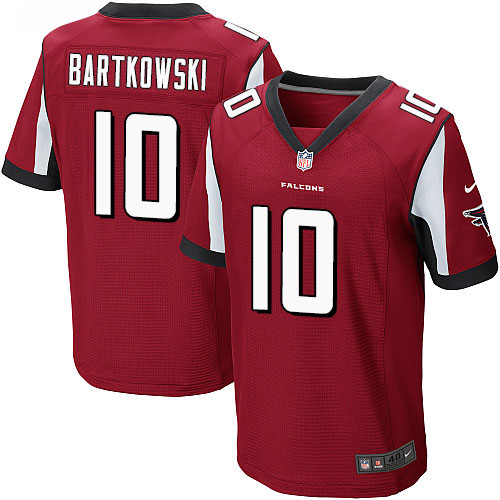 Nike Falcons 10 Steve Bartkowski Red Elite Big Size Jersey