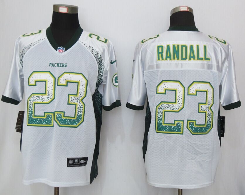 Nike Packers 23 Damarious Randall White Drift Fashion Elite Jersey - Click Image to Close