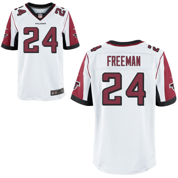 Nike Falcons 24 Devonta Freeman White Big Size Elite Jersey
