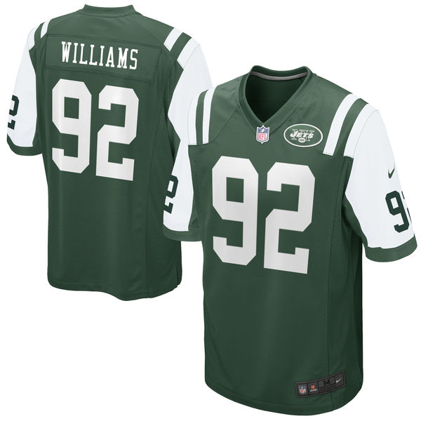 Nike Jets 92 Leonard Williams Green Elite Jersey