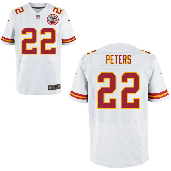 Nike Chiefs 22 Marcus Peters White Elite Jersey