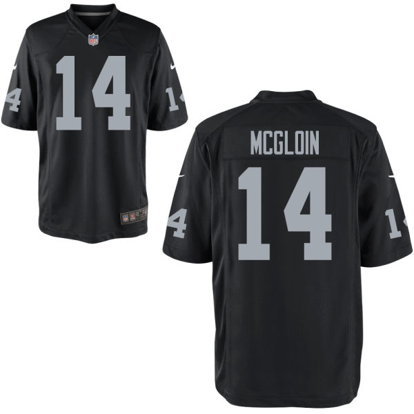 Nike Raiders 14 Matt McGloin Black Youth Game Jerseys
