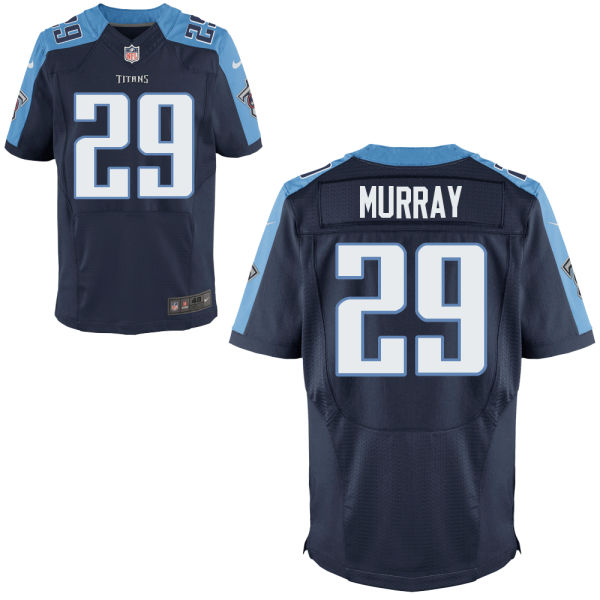 Nike Titans 29 DeMarcus Murray Navy Elite Jersey