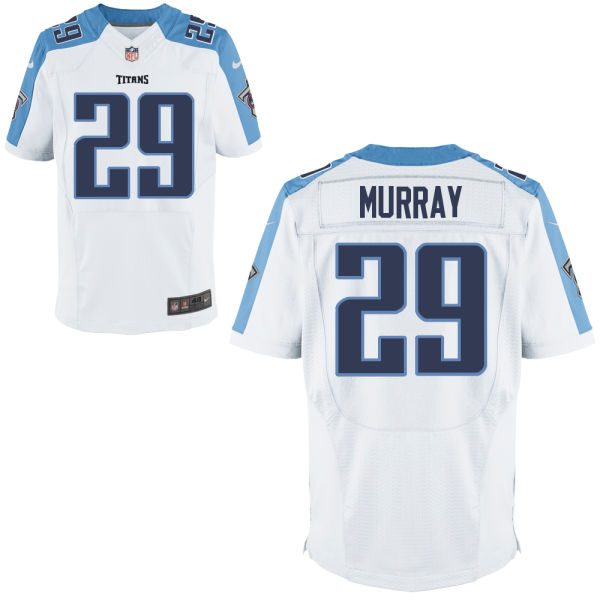 Nike Titans 29 DeMarcus Murray White Elite Jersey