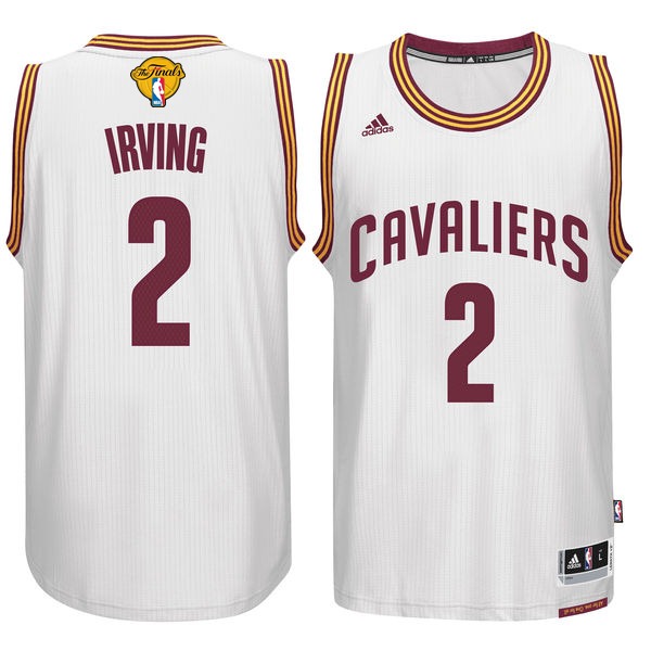 Cavaliers 2 Kyrie Irving White 2016 NBA Finals Swingman Jersey