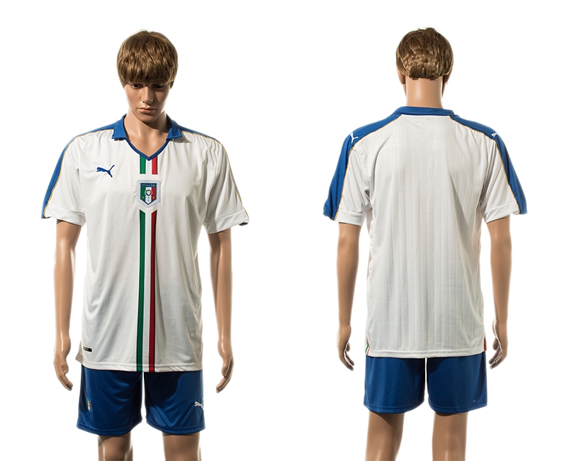 Italy Away UEFA 2016 Customized Soccer Jersey