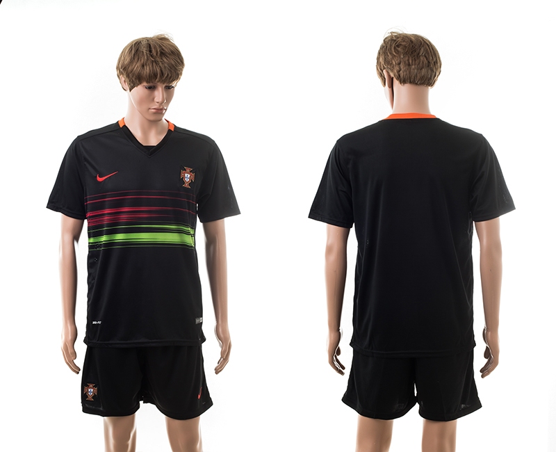 Portugal Away UEFA 2016 Customized Soccer Jersey