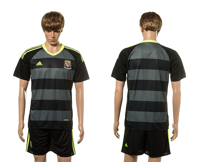 Wales Away UEFA 2016 Customized Soccer Jersey