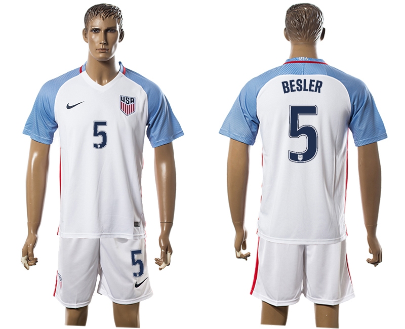 2016-17 USA 5 BESLER Home Soccer Jersey