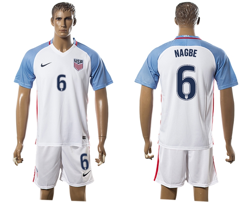 2016-17 USA 6 NAGBE Home Soccer Jersey