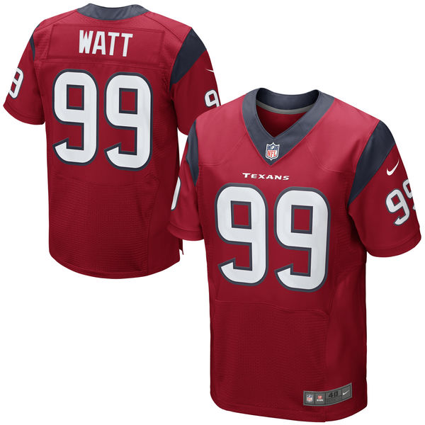 Nike Texans 99 JJ Watt Red Elite Jersey