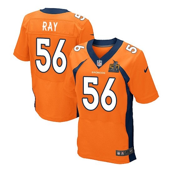 Nike Broncos 56 Shane Ray Orange Super Bowl 50 Elite Jersey