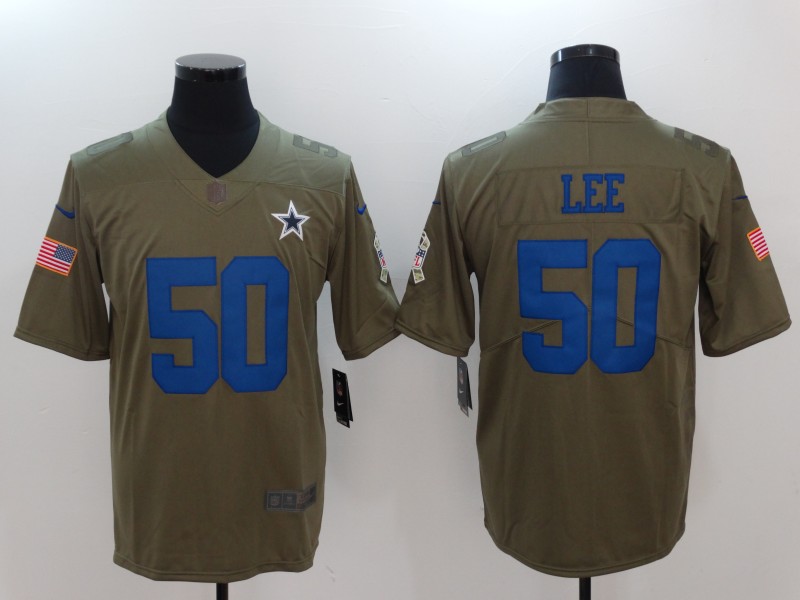 Nike Cowboys 50 Sean Lee Olive Salute To Service Limited Jersey Nike Cowboys 50 Sean Lee Olive Salute To Service Limited Jersey