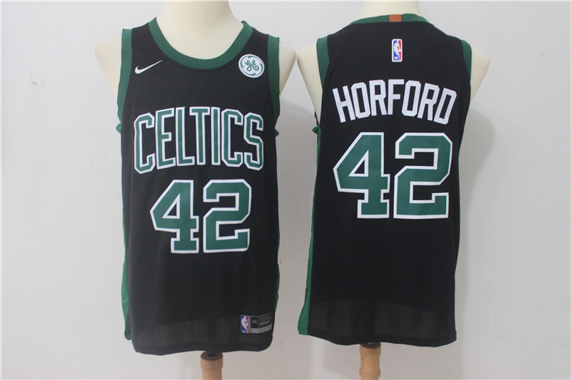 Celtics 42 Al Horford Black Nike Swingman Jersey - Click Image to Close