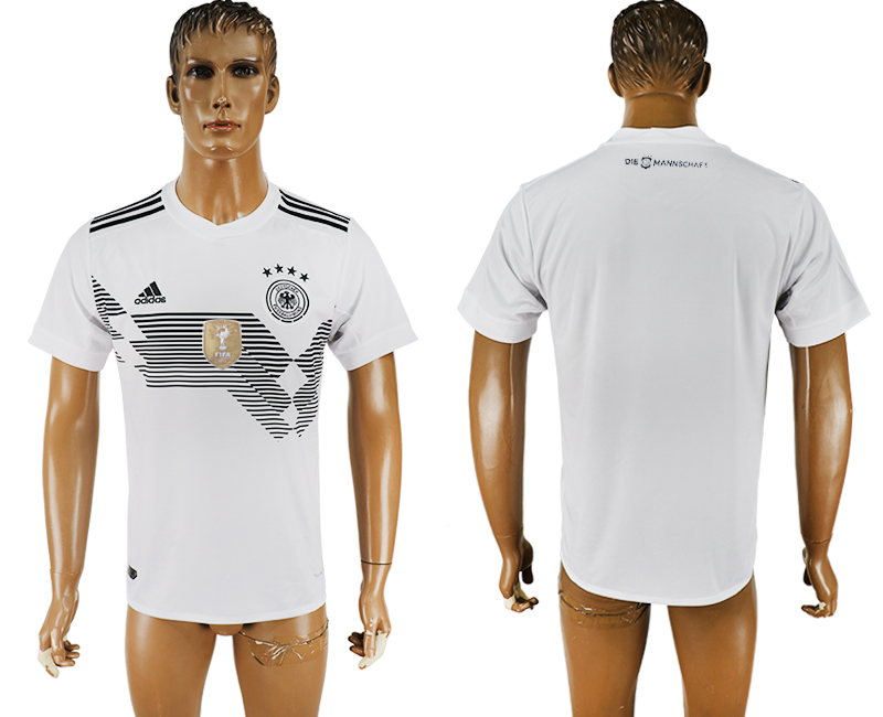 Germany Home 2018 FIFA World Cup Thailand Soccer Jersey - Click Image to Close