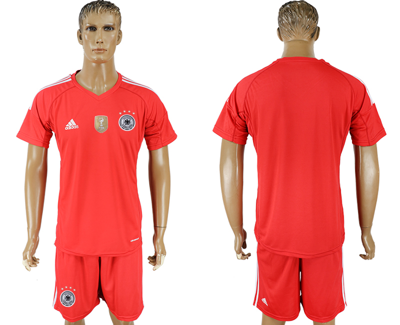 Germany Red Goalkeeper 2018 FIFA World Cup Soccer Jersey