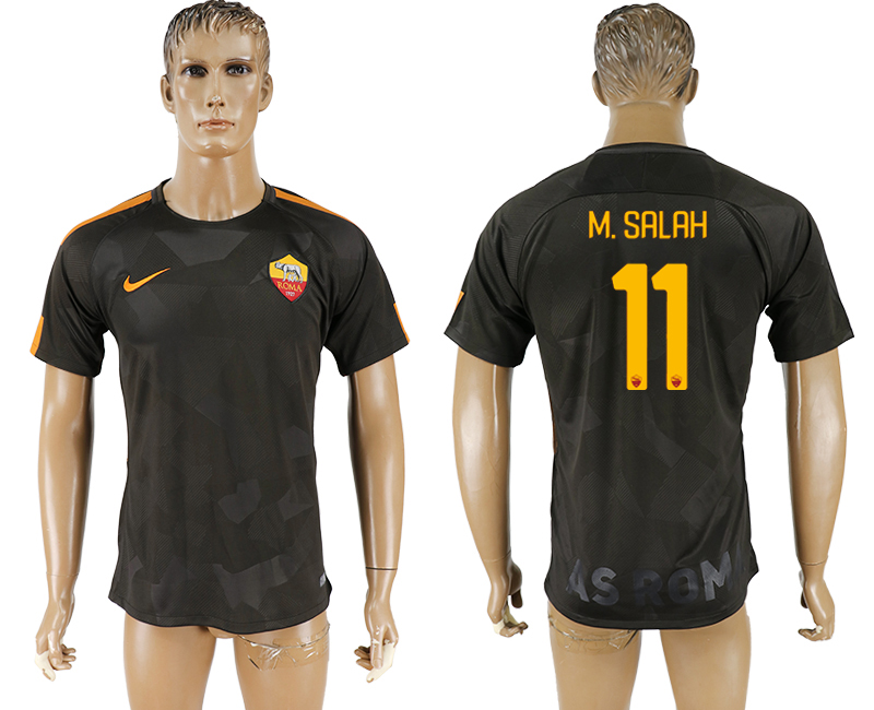 2017-18 Roma 11 M. SALAH Away Thailand Soccer Jersey
