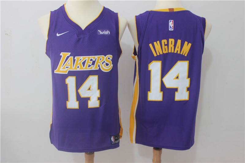 Lakers 14 Brandon Ingram Purple Nike Authentic Jersey