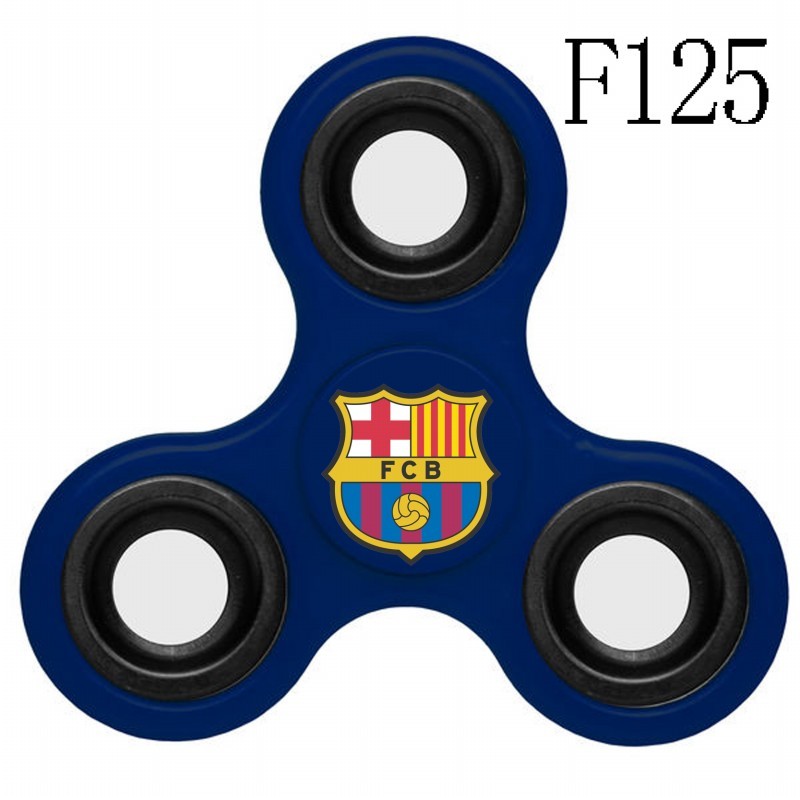 Barcelona Team Logo Blue 3 Way Fidget Spinner