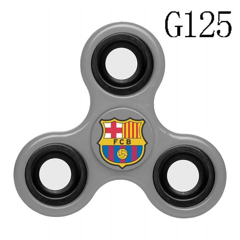 Barcelona Team Logo Gray 3 Way Fidget Spinner