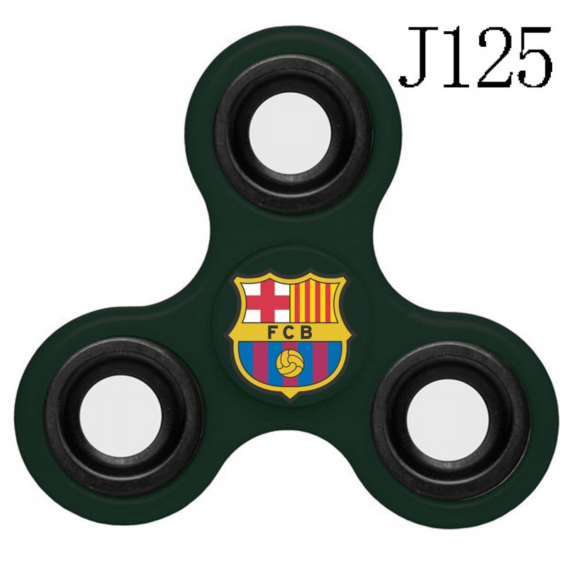 Barcelona Team Logo Green 3 Way Fidget Spinner