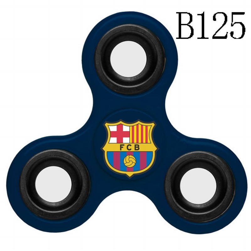 Barcelona Team Logo Navy 3 Way Fidget Spinner