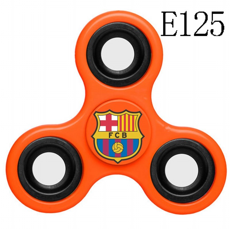 Barcelona Team Logo Orange 3 Way Fidget Spinner