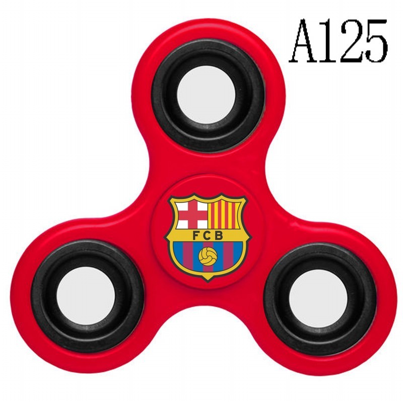 Barcelona Team Logo Red 3 Way Fidget Spinner