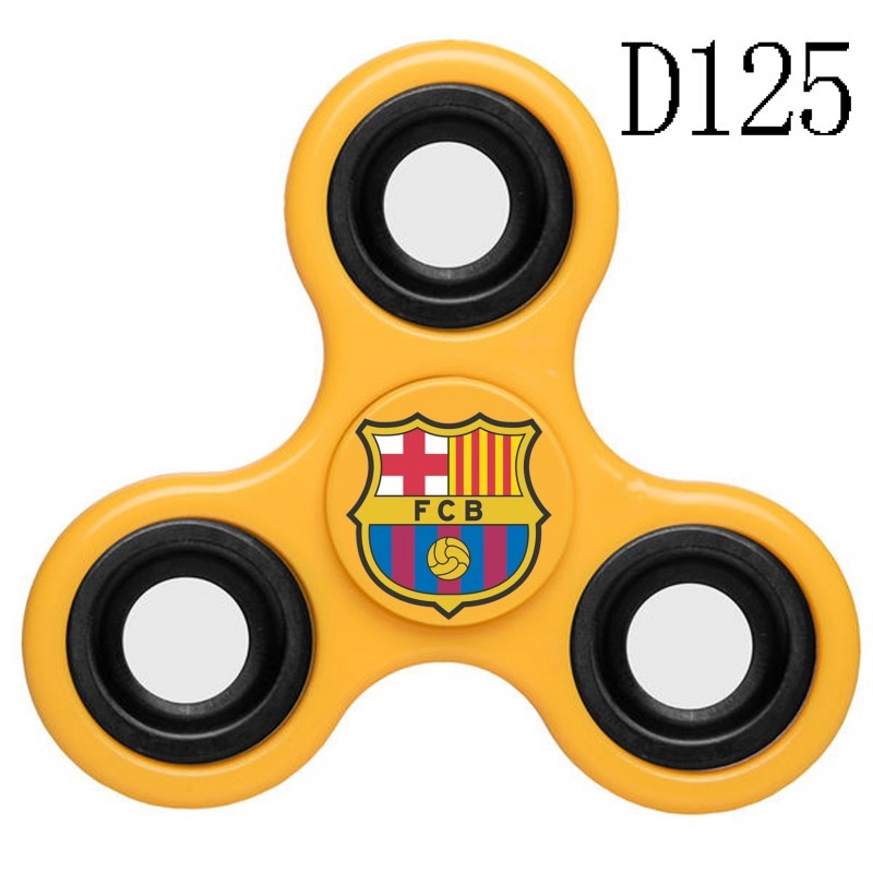 Barcelona Team Logo Yellow 3 Way Fidget Spinner