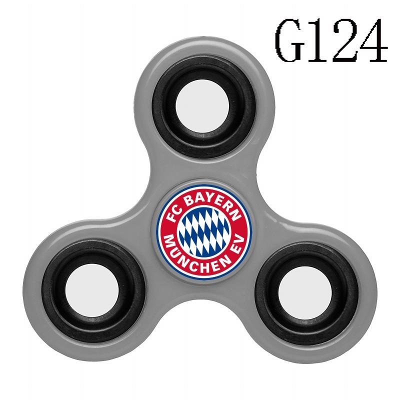Bayern Munich Team Logo Gray 3 Way Fidget Spinner