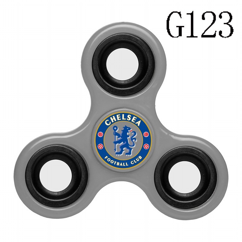 Chelsea Team Logo Gray 3 Way Fidget Spinner