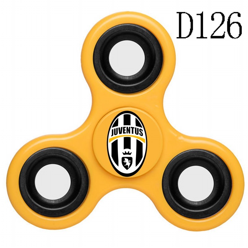Juventus Team Logo Yellow 3 Way Fidget Spinner