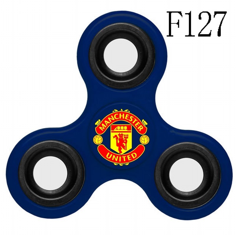 Manchester United Team Logo Blue 3 Way Fidget Spinner