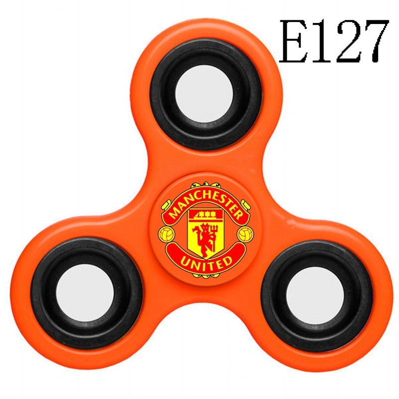Manchester United Team Logo Orange 3 Way Fidget Spinner