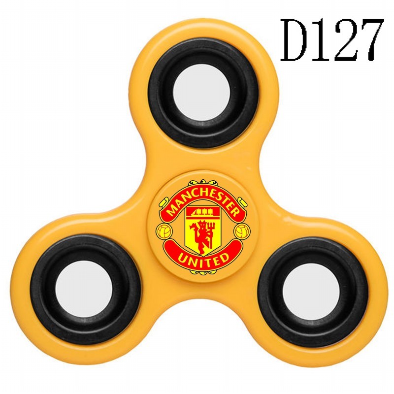 Manchester United Team Logo Yellow 3 Way Fidget Spinner