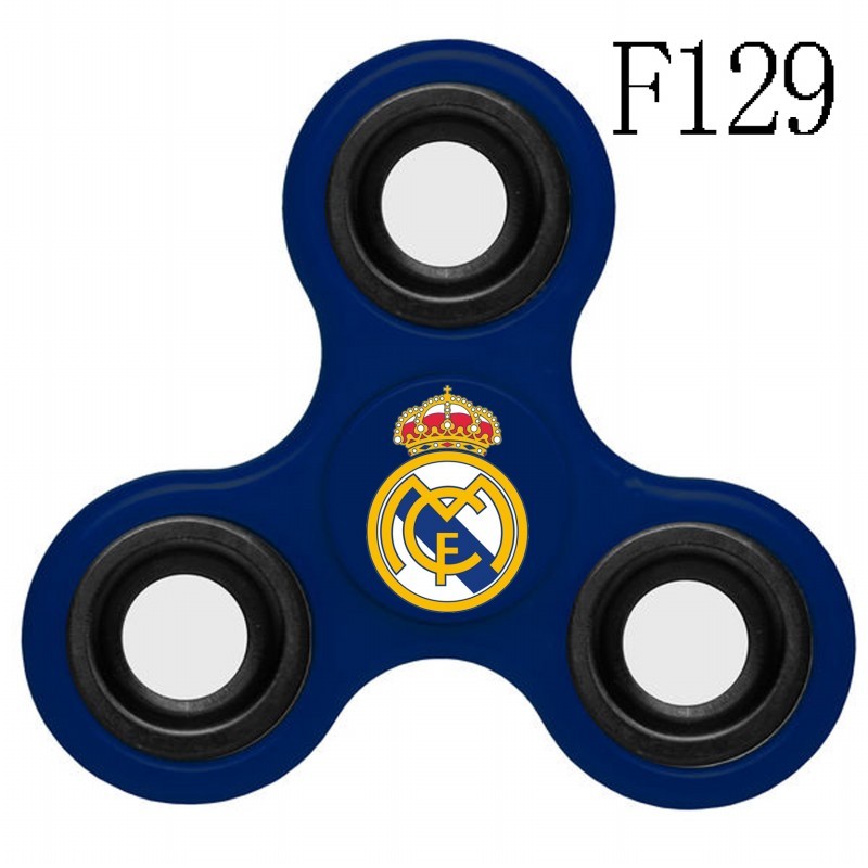 Real Madrid Team Logo Blue 3 Way Fidget Spinner