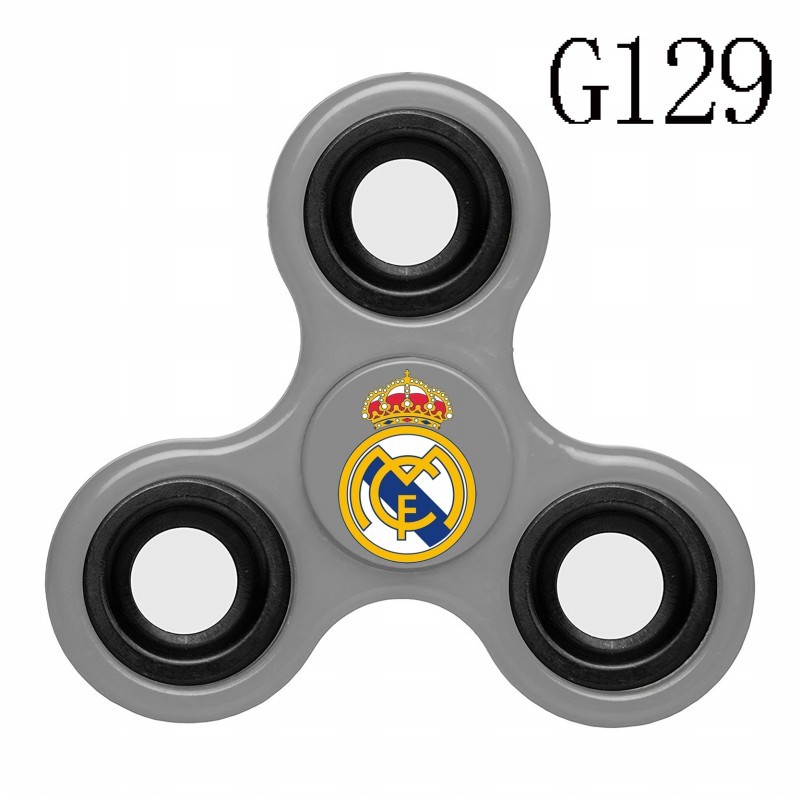 Real Madrid Team Logo Gray 3 Way Fidget Spinner