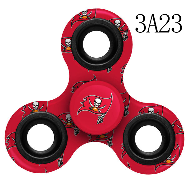 Buccaneers Multi-Logo Red 3 Way Fidget Spinner