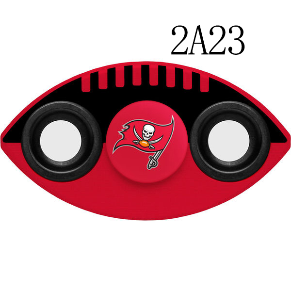 Buccaneers Team Multi-Logo Red 2 Way Fidget Spinner