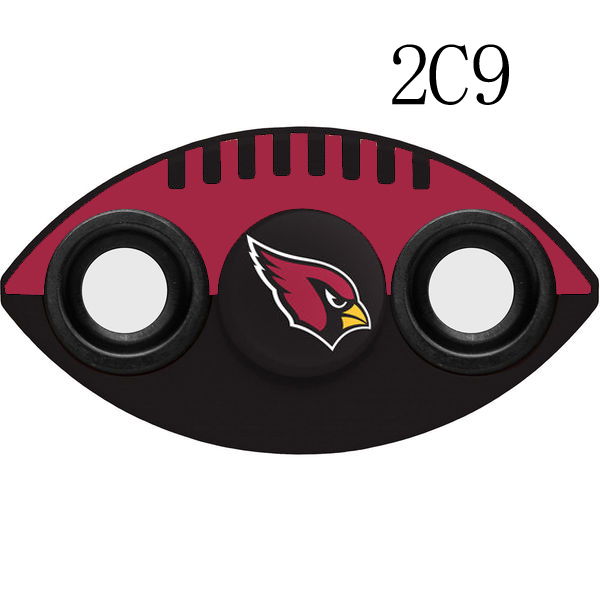 Cardinals Team Logo Black 2 Way Fidget Spinner